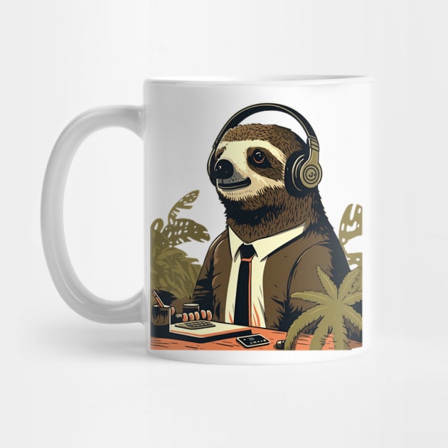 Slow and Steady: Slothful Customer Service Agent by zoocostudio